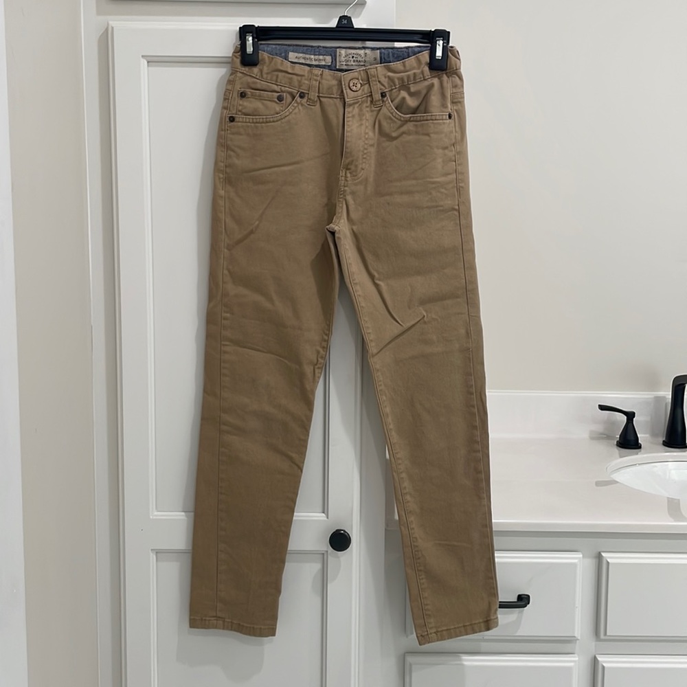 Lucky brand khakis boys size 12